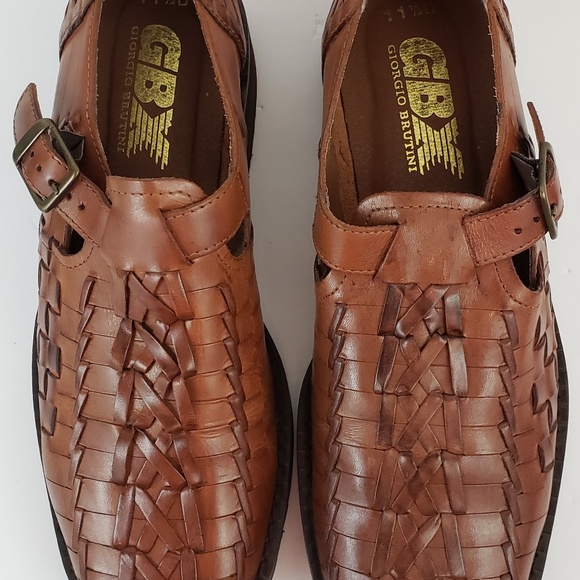 GBX Men\'s Fisherman sandals size 11.5 D brown main image 4